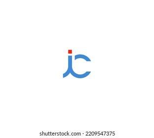 IC, CI letter logo creative design with vector graphic