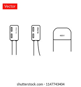 IC icon vector,The integrated circuit icon