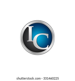 IC initial circle logo blue
