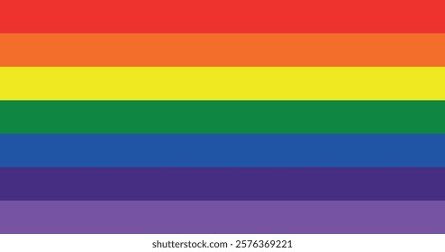 ICA Rainbow Flag (LGBTQ) High Quality Illustration