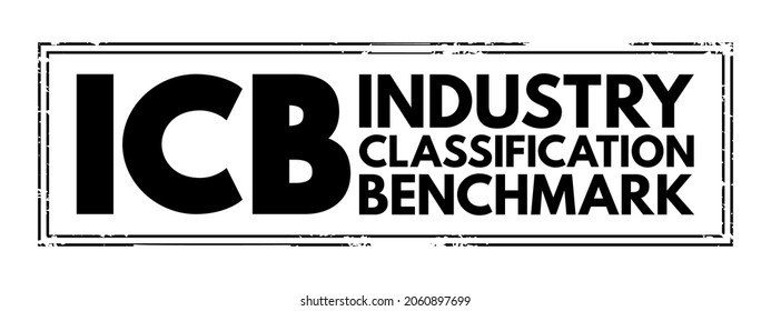 ICB - Acrónimo de análisis de clasificación de la industria, fondo de concepto de tecnología