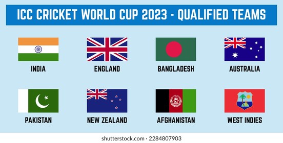 Copa Mundial de Cricket ICC 2023 - Equipos calificados