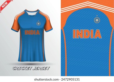 ICC T20 2024 Worldcup India Cricket Jersey ,India Cricket Sublimation,New Cricket jersey