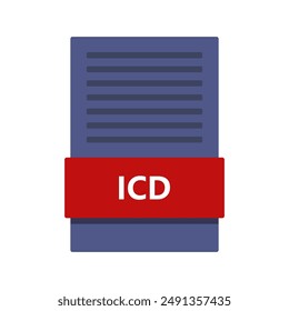 Symbol der ICD-Datei im Hintergrund dargestellt