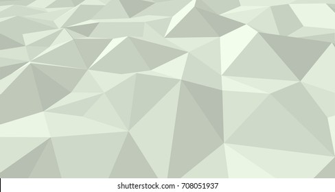 Ice 3D landscape. Crystal abstract texture. Vector geometric illustration.