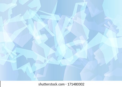 Ice abstract geometric vector background template