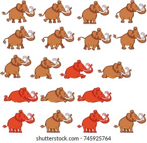 Ice Age Mammoth Animation Sprite