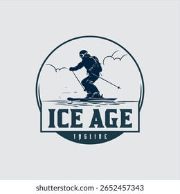 Ice Age skate Logo vetor