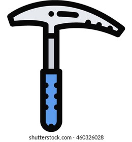 ice axe outline icon