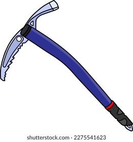 ice axe vector illustration isolated on white background