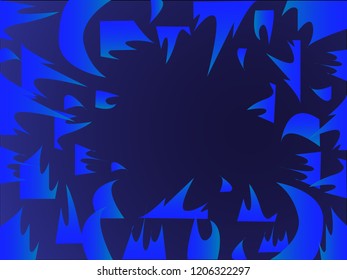 Ice backgound. Blue. Abstract vector for use in design.