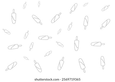 Ice background in black color