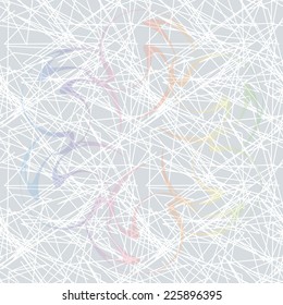 Ice background with lines, abstract sign. Vector seamless texture