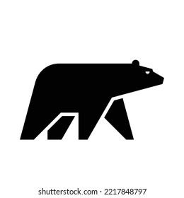 Logo Del Oso De Hielo. Diseño de iconos. Elementos de plantilla