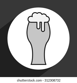 ice beer design, vector illustration eps10 graphic 