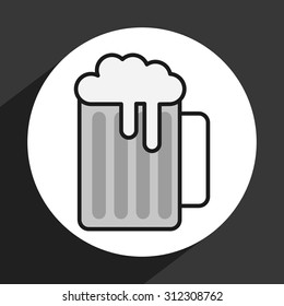 ice beer design, vector illustration eps10 graphic 