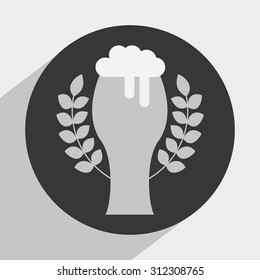 ice beer design, vector illustration eps10 graphic 
