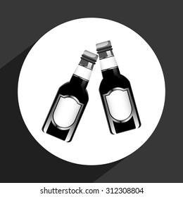 ice beer design, vector illustration eps10 graphic 