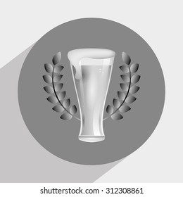 ice beer design, vector illustration eps10 graphic 