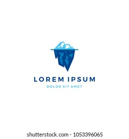 Ice berg Logo Design Template