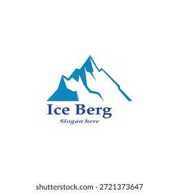 Diseño simple del logotipo de Ice Berg