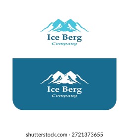 Diseño simple del logotipo de Ice Berg