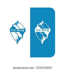 Diseño simple del logotipo de Ice Berg