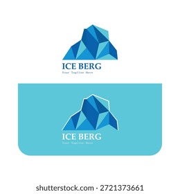 Diseño simple del logotipo de Ice Berg