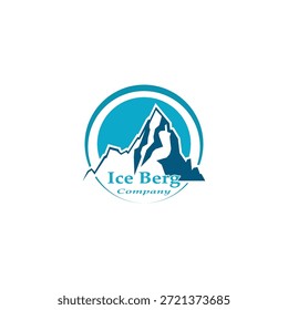 Diseño simple del logotipo de Ice Berg