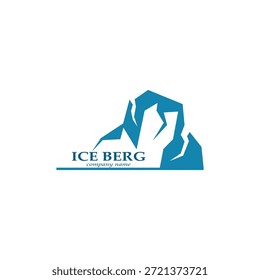 Diseño simple del logotipo de Ice Berg