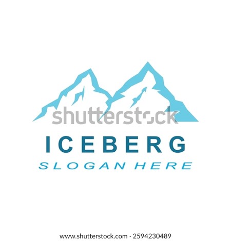 ice berg logo simple design