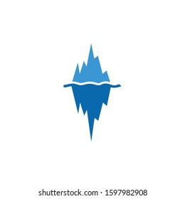 Ice berg Logo Template vector symbol nature