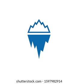 Ice berg Logo Template vector symbol nature