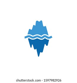 Ice berg Logo Template vector symbol nature