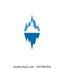 Ice berg Logo Template vector symbol nature