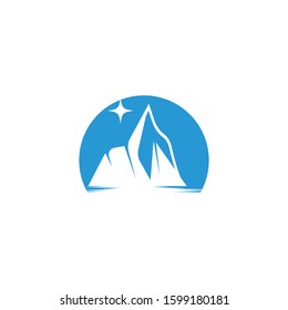 Ice berg Logo Template vector symbol nature