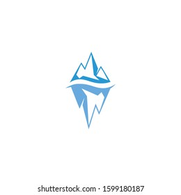 Ice berg Logo Template vector symbol nature