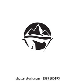 Ice berg Logo Template vector symbol nature
