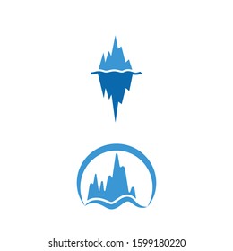 Ice berg Logo Template vector symbol nature