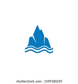 Ice berg Logo Template vector symbol nature