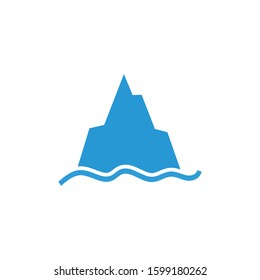 Ice berg Logo Template vector symbol nature
