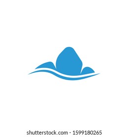 Ice berg Logo Template vector symbol nature
