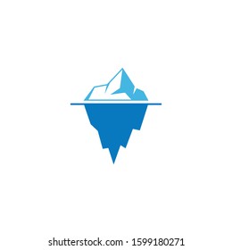 Ice berg Logo Template vector symbol nature