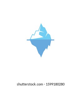 Ice berg Logo Template vector symbol nature