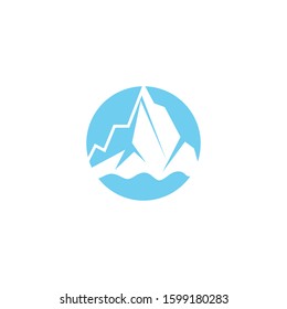 Ice berg Logo Template vector symbol nature