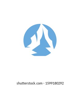 Ice berg Logo Template vector symbol nature