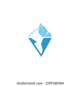 Ice berg Logo Template vector symbol nature