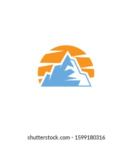 Ice berg Logo Template vector symbol nature