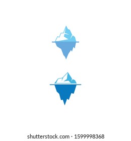 Ice berg Logo Template vector symbol nature