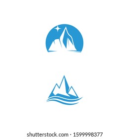 Ice berg Logo Template vector symbol nature